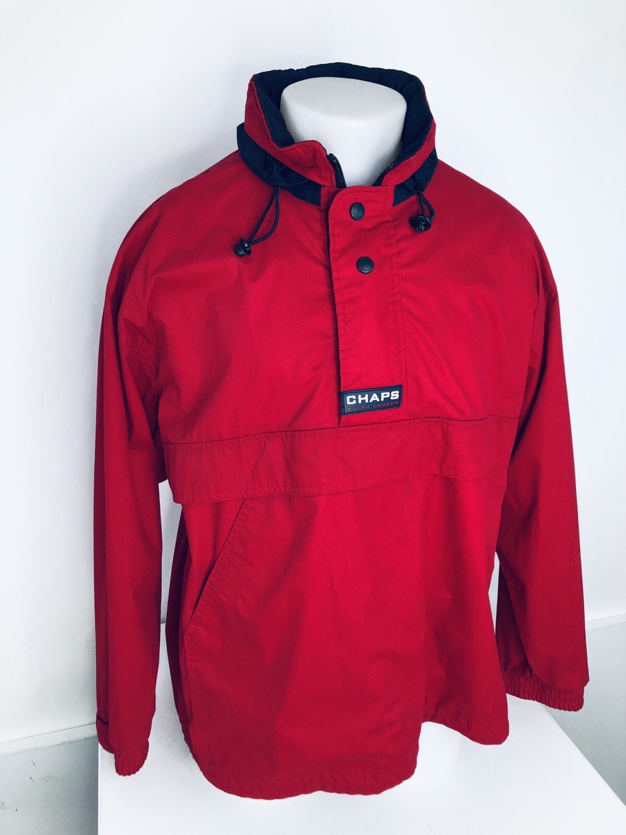 CHAPS / RALPH LAUREN - 90s Md./Lg. Hooded NAUTICAL Sailing Jacket