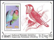 Ciskei 1993 Rosy-faced Lovebird/Caged Birds/Nature/Conservation 1v f/s (b1357)