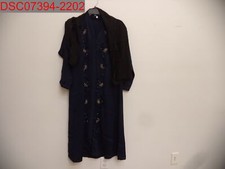 NWOT - Missing Beads, Women's Navy Beaded Dress with Black Wrap, Size XL
