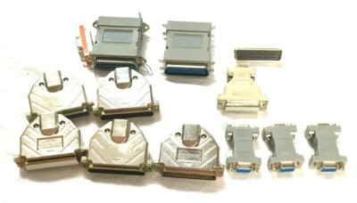 Amphenol Tandy Lot of 12 Assorted Cable Computer Connectors New