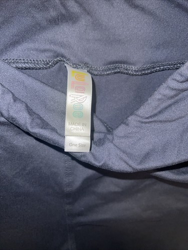 Lularoe OS One Size Leggings Solid Gray Deep Slate Unicorn New Pants 2-10 New ❤️ - Picture 3 of 5