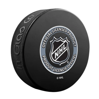 Rondelle De Hockey Vintage Montréal Canadiens LNH, Verre Noir, Fabriquée Au Canada