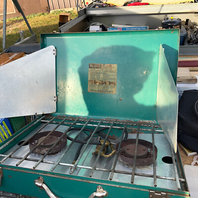 Vintage Bernzomatic Two Burner Propane Gas Cook Stove | eBay