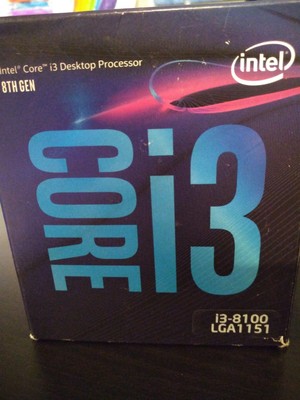 Intel Core i3-8100 3.60 GHz Quad-Core (BX80684I38100) Processor