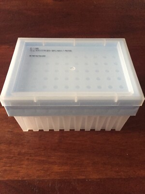 C-10NS Pipettenbox 60 Positionen Labor 10ul Pipettenspitze Box Halter blau