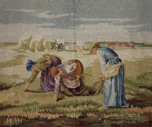 Jean-François Millet THE GLEANERS Tramme Needlepoint Kit 19 1/2" x 15 3/4" 382 - Picture 1 of 5