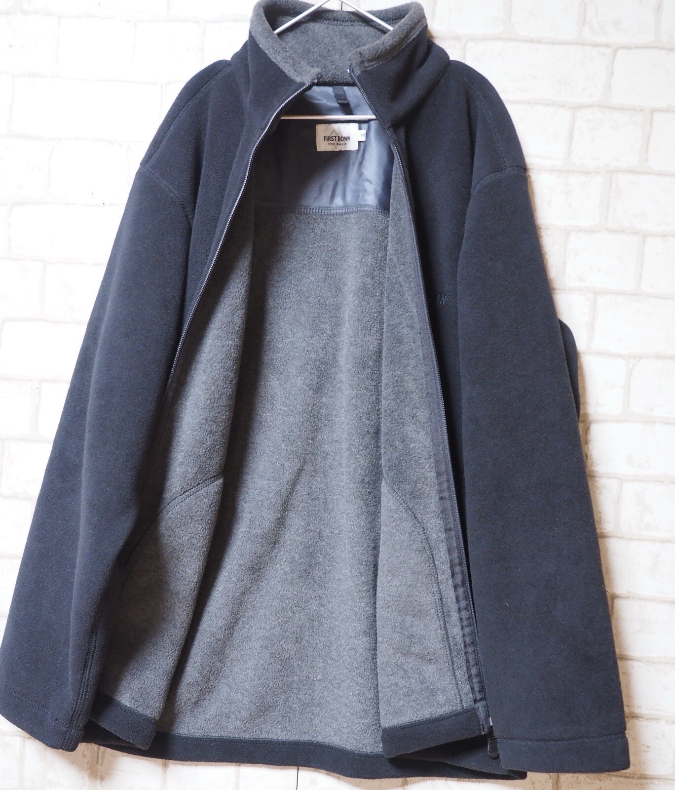 FIRST DOWN the basic / Black Fleece Jacket – Size… - image 6