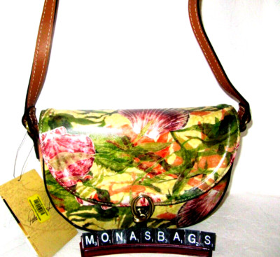 Patricia Nash New Valledoria Seashell by The Sea Leather Crossbody Bag NWT $149