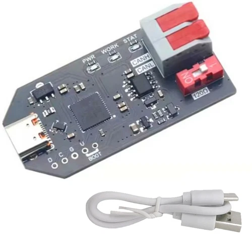 USB to CAN FD Adapter Open Source Hardware SLCAN Compatible CANABLE Transceiver
