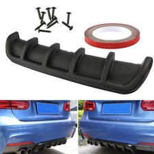 Kit universal de carrocería de parachoques trasero de coche alerón de barbilla de tiburón difusor de labios cubierta de ajuste