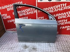 VW Passat SALOON B7 Drivers Side Front Door O/S/F Silver Bare