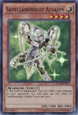 yugioh satellarknight cards Yugioh - Satellarknight Alsahm - Super Rare - Plus Free Holographic Card