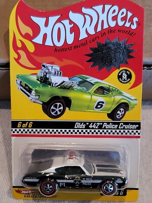 Hot Wheels RLC NEO CLASSICS Olds 442 Police Cruiser Series 6 #2163