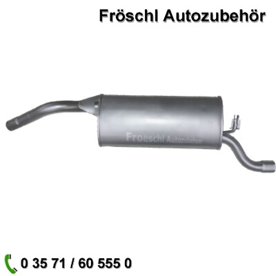 Nachschalldämpfer Auspuff hinten für Skoda Favorit Felicia a*