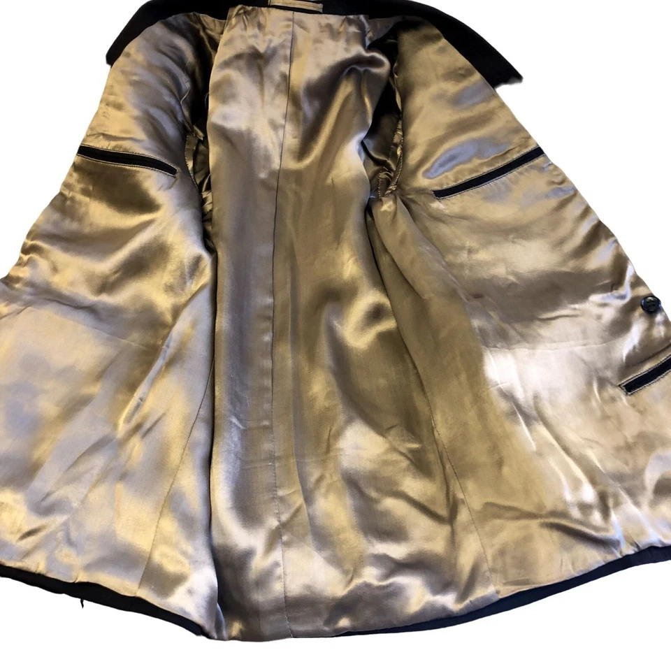 Abrigo Deportivo Marrón DE Colección años 50 a medida Chaqueta DB Lapa Pico Lana Gabardina Blazer 40 Foto 3 de 4