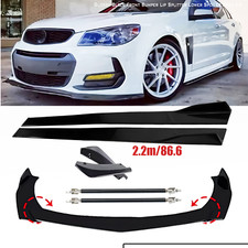 Front Bumper Lip Spoiler Splitter Gloss Black For Chevy Sonic Rs 12-20 Body Kits Front Bumper Lip Spoiler Splitter Gloss Black For Chevy Sonic Rs 12-20 Body Kits