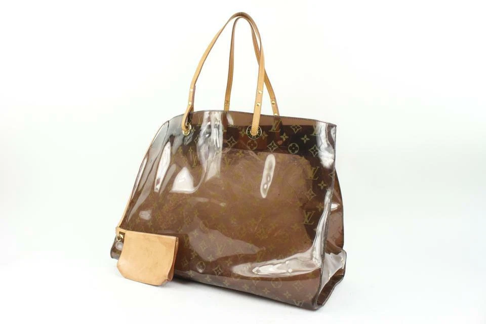 Louis Vuitton Clear Monogram Ambre Cabas Cruise GM Tote Bag with Pouch  Leather ref.322552 - Joli Closet