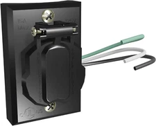 Electrical Outlet for Outdoor Lamp Post and Poles Black