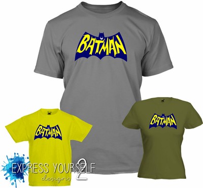 Retro Batman - T-Shirt, SUPER HERO, DCFandom, Comic Con, Gotham,
