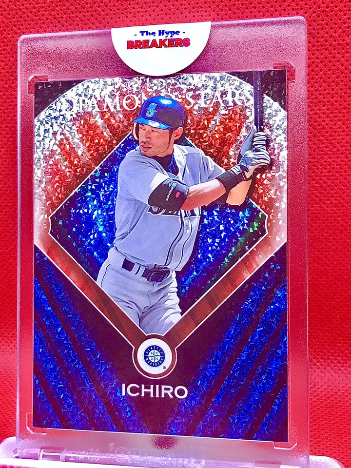 ICHIRO SUZUKI - MINI DIAMOND Finish 2011 Topps Stars SP INSERT - MARINERS - Image 3 of 3
