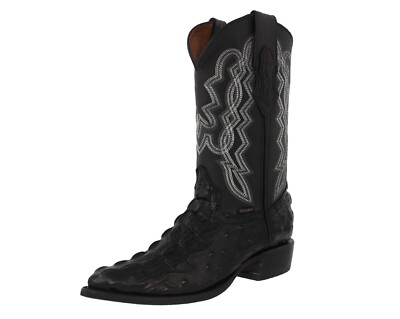 Mens Alligator, Crocodile,Ostrich, Boot Mens Western Cowboy Boots Off White Alligator Ostrich Print  main image 3