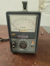 Used Vintage EICO 255 RMS Volts Decibels Watt Meter. 1 MW, 600 ohms, Works