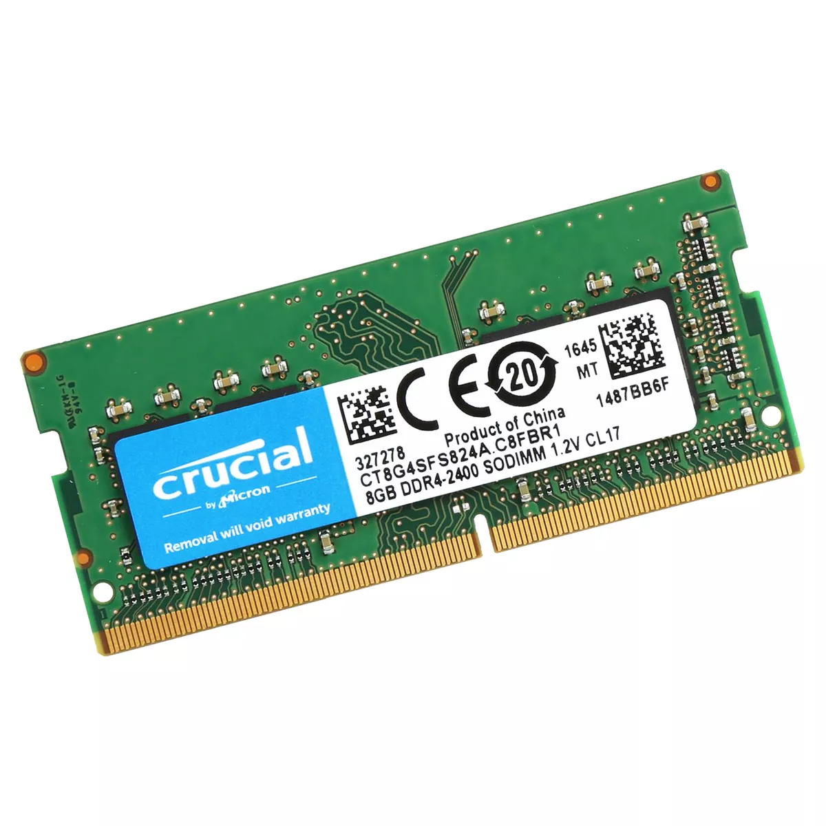 Crucial SODIMM DDR4 2400 PC4-19200 8GB CL17