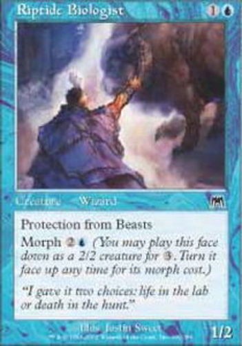 Riptide Biologist Onslaught Lightly Played, English