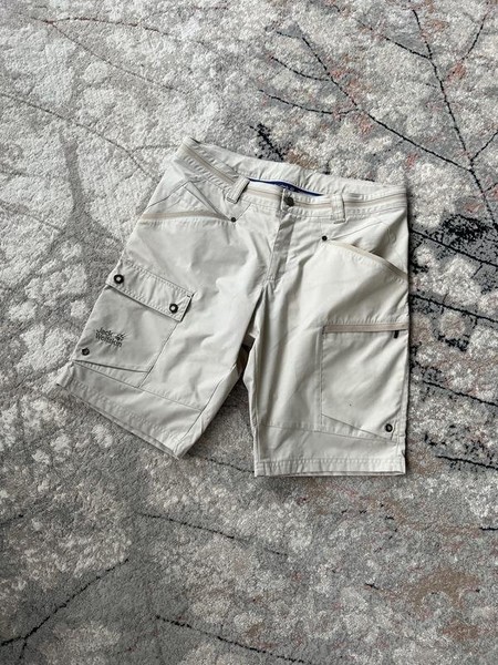 Men Jack Wolfskin Shorts Beige 34 / L / 50 #9ER7