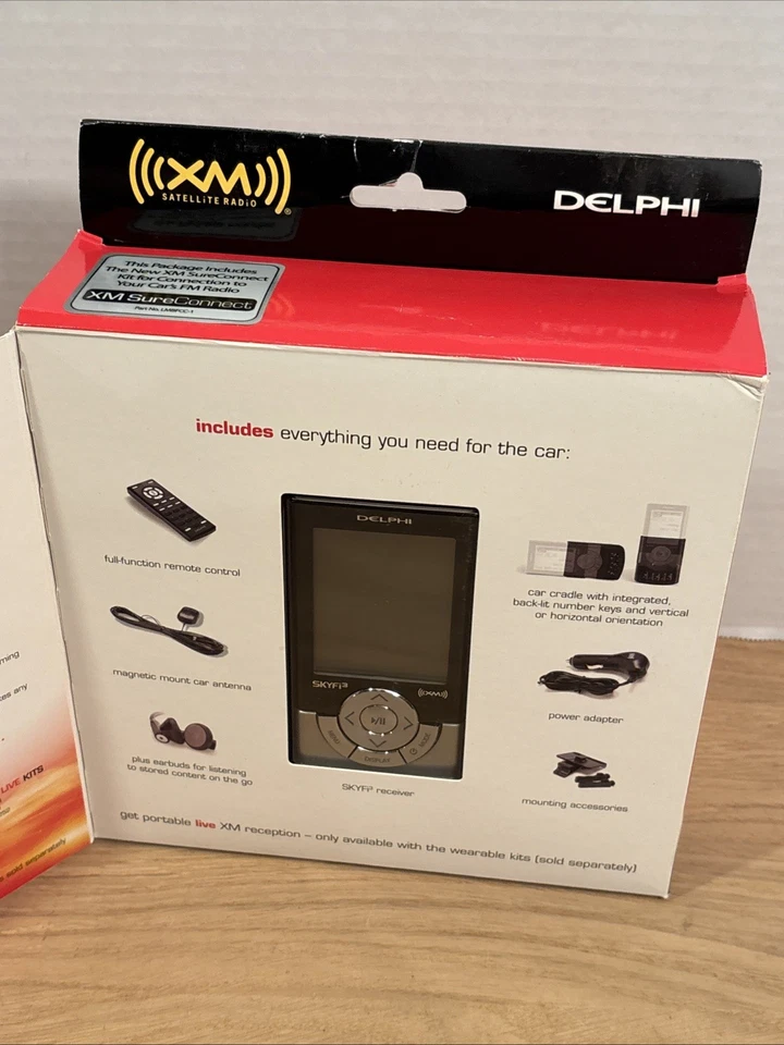 Delphi XM Satellite Radio SKYFi3 with Car Kit NEW SA10224 - Image 3 of 4