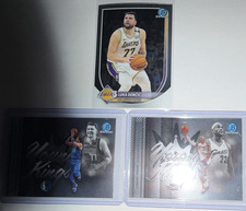 Topps 2023-24 Chrome Basketball Topps in Lights LeBron/Luka  Lot (3)