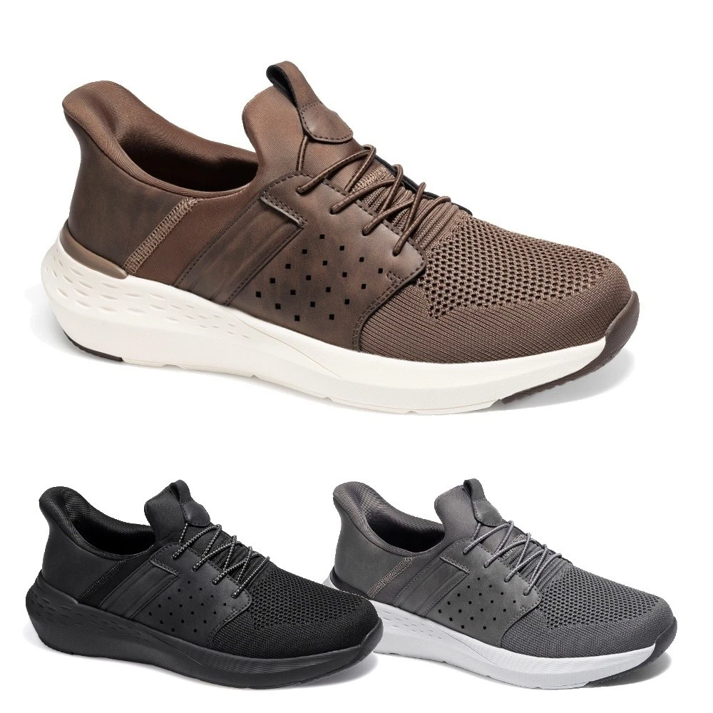 Men's Breathable Knit Slip-on Sneakers Casual Shoes Loafers Walking Shoes
Opens in a new window or t