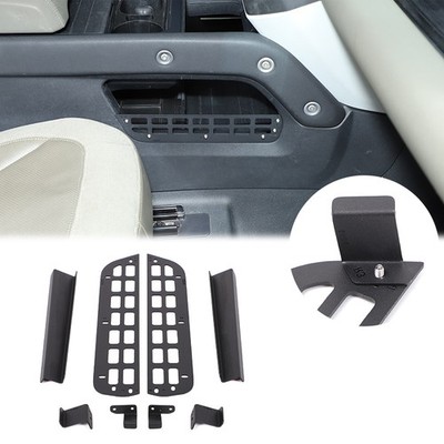 Alloy Center Console Lower Side Storage Molle Panel Box For LR Defender L663 20+