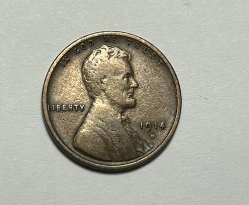 1914 D LINCOLN CENT FINE