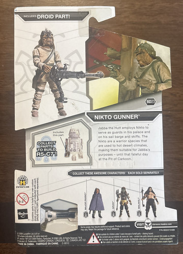 Star Wars Legacy Collection NIKTO GUNNER BD23 Droid Factory Hasbro 2009 Rare J1 - Bild 2 von 2