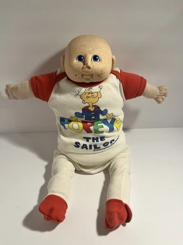 Vintage 1984 Original Doll Baby Cabbage Patch Kid - MN Thomas With POPEYE SHIRT