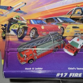 Vtg 1995 Micro Machines #17 FIRE RESCUE Miniature Vehicle Set Galoob NIB