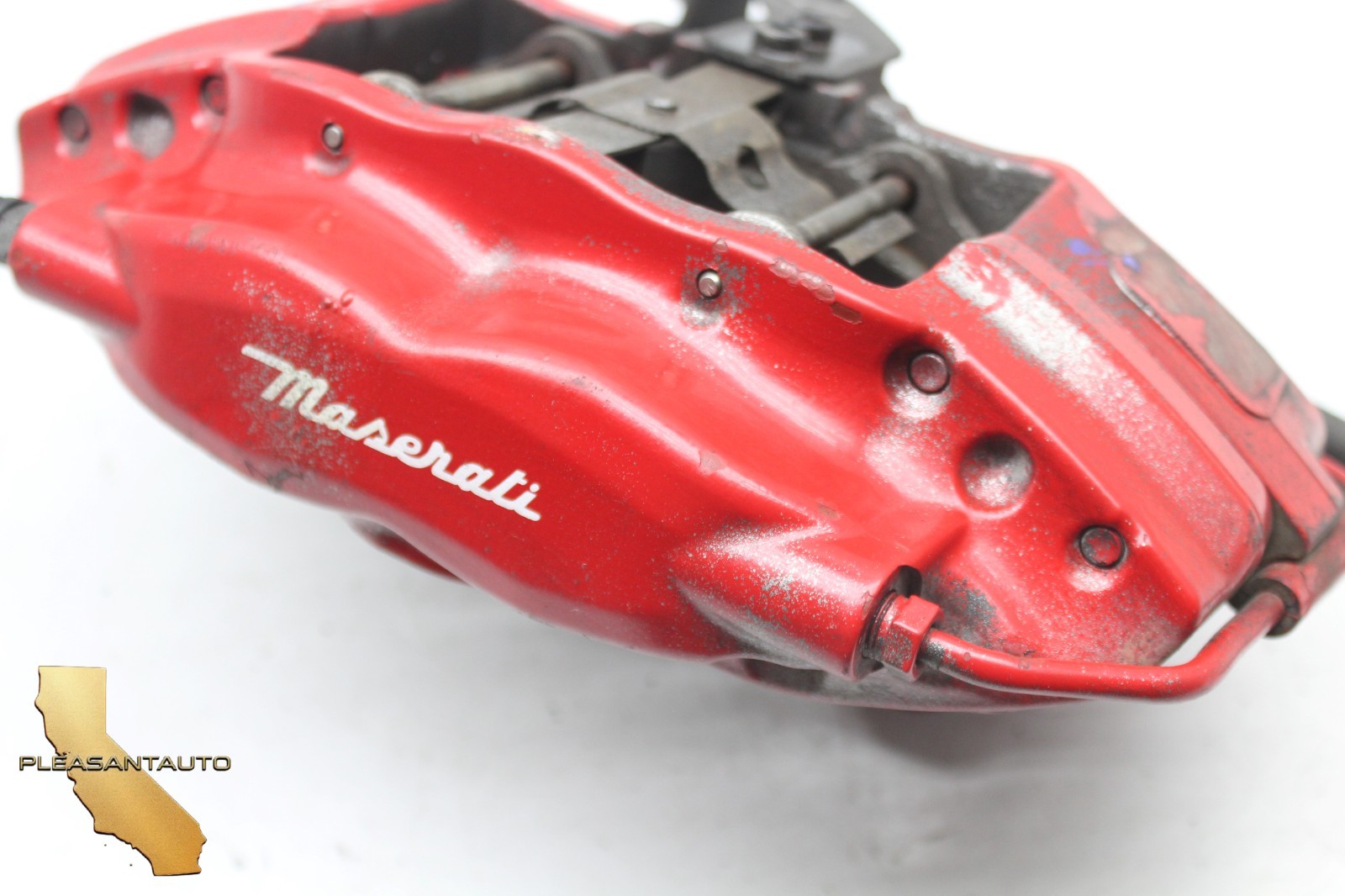 14-17 Maserati Ghibli M157 Rear Left Driver Side Brake Caliper Painted Red OEM