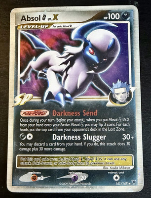 Pokémon TCG Absol G LV.X Supreme Victors Card 141/147 2009