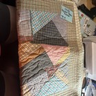 19 X 50 QUILTED TABLE RUNNER COUNTRY STYLE PATCHWORK BY GEORGIA NORRIS — photo 3
