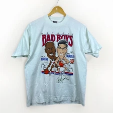 Vintage Detroit Pistons Bad Boys T Shirt Signed Bill Laimbeer Size XL