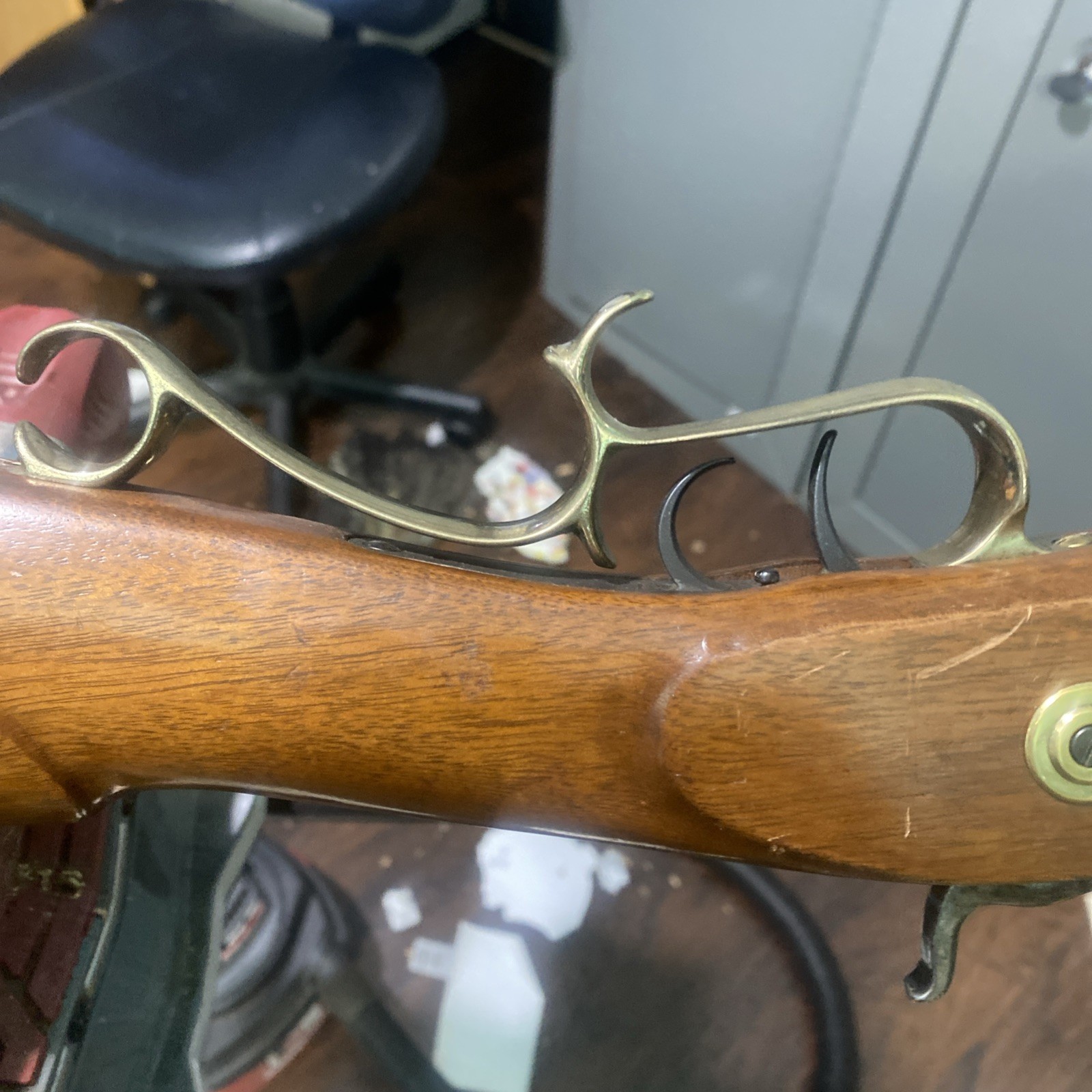 Thompson Center Hawken Stock Complete With 15/16” Barrel Channel.