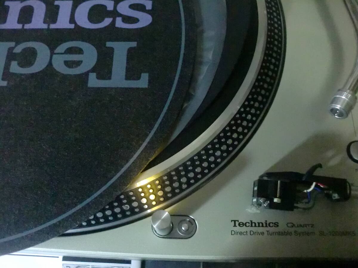 Technics SL-1200MK5G SHURE M44G 針付き Technics SL-1200MK5 Turntable Shure M44G Cart FullyFunction