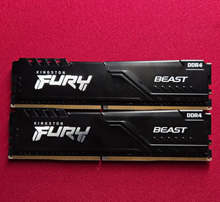 Kingston FURY Beast 32GB (2x16GB) DDR4 3200 PC4 25600 DIMM KF432C16BBK2/32