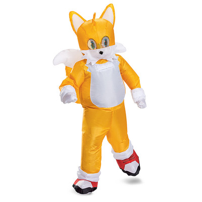 Kids Inflatable Sonic the Hedgehog 3 Miles Tails'' Prower Costume