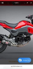 Yoshimura Race Mini RS-2 SS-CF Full Motorcycle Exhaust, Honda GROM 17-20