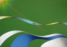 Filippo Degasperi(Milano,1928 - 2014) dipinto AUTENTICO astratto