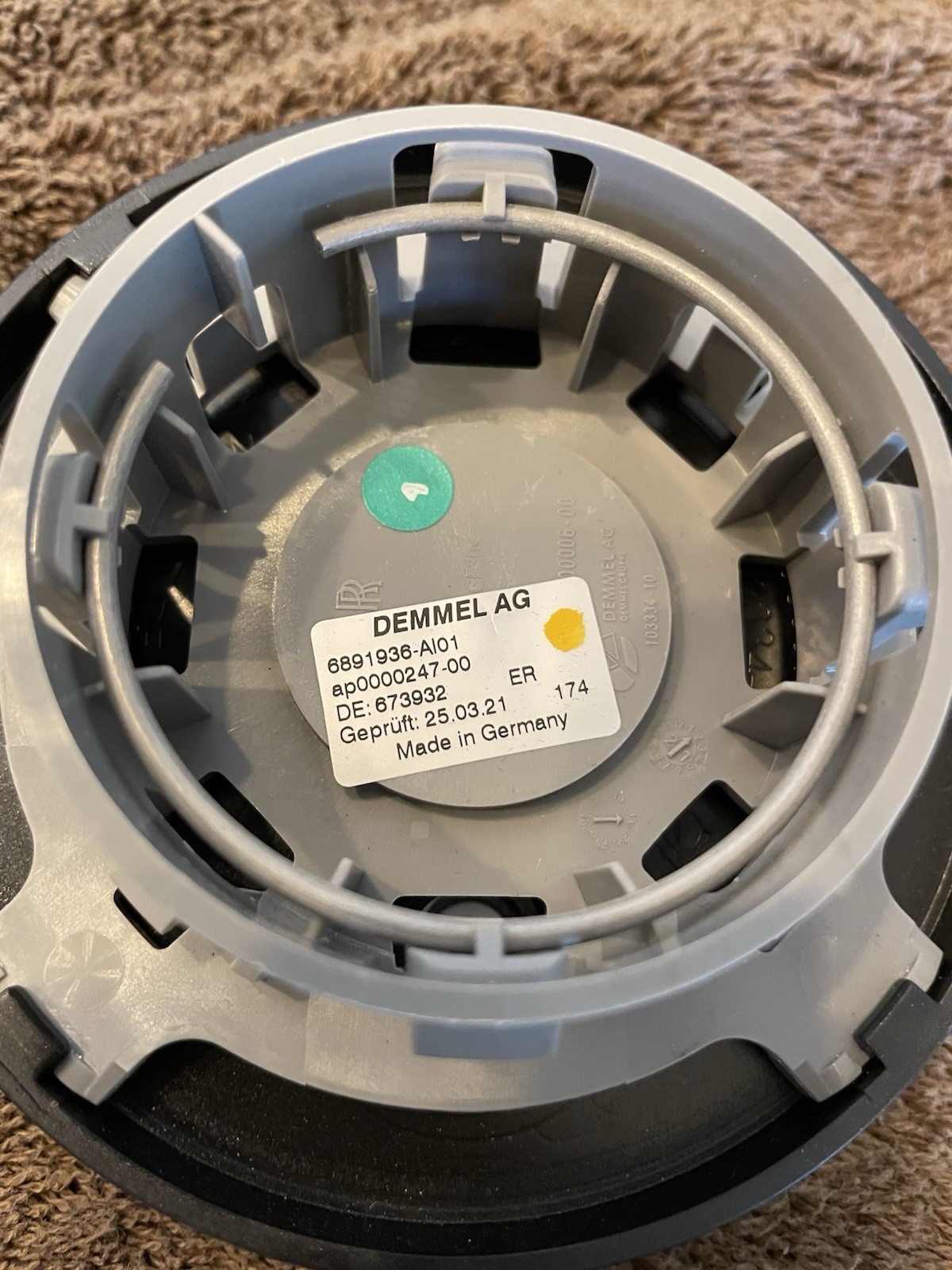 Genuine Rolls Royce Floating Wheel Centers