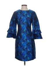 Belle Badgley Mischka Women Blue Cocktail Dress 0