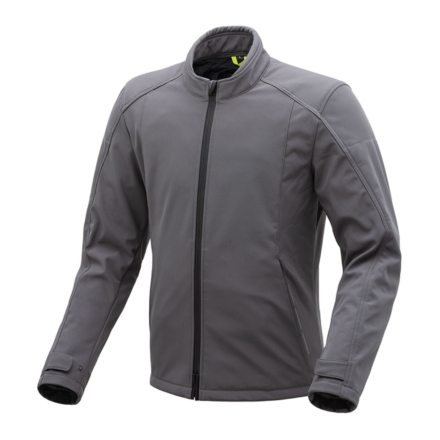 Blouson moto printemps homme Tucano Ovetto en softshell gris foncé respirant